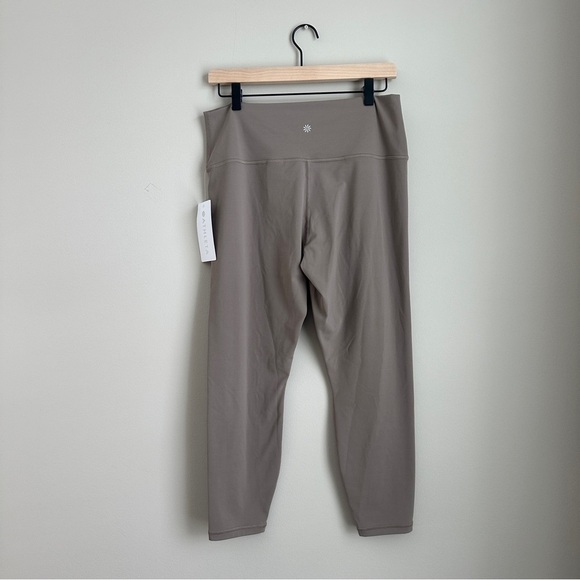 Athleta Transcend 7/8 Tight Leggings Taupe Beige Women’s XL NWT High Rise - Picture 5 of 7